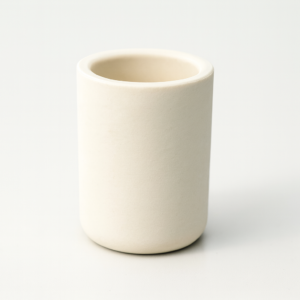 Cylindrical Zirconia Ceramic Crucible